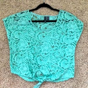 Sexy Sheer Paisley Blouse